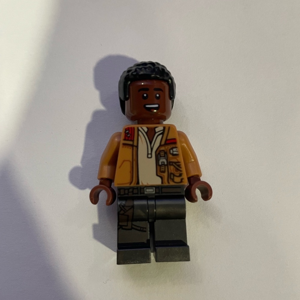 LEGO Star Wars Episode 8 sw0858 Finn Worn Jacket Minifigure Good Condition